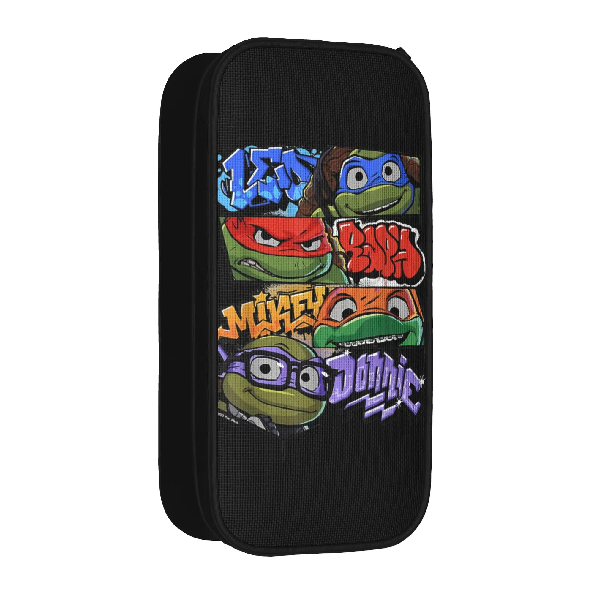 Fashion TMNT T-Turtles  Pencil Cases Pencilcases Pen Box for Girl Boy Large Storage Bag Students School Zipper Stationery