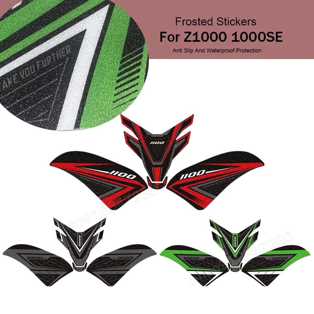 New Decoration Frosted Motorcycle Tank Pad Stickers Protection Decals Kit Fit For Ninja 1100 1000 SX 1100SX 1000SX SE 2024-2027