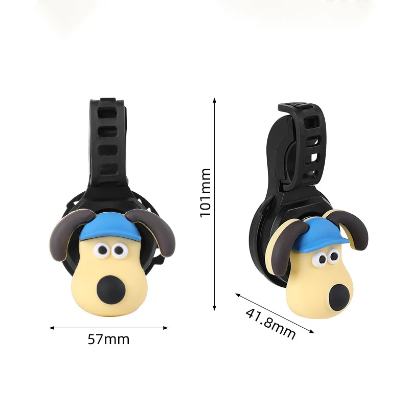 Bicycle cute puppy 110db electric horn Bicycle electric bell USB rechargeable horn cycling equipment handlebar accessories