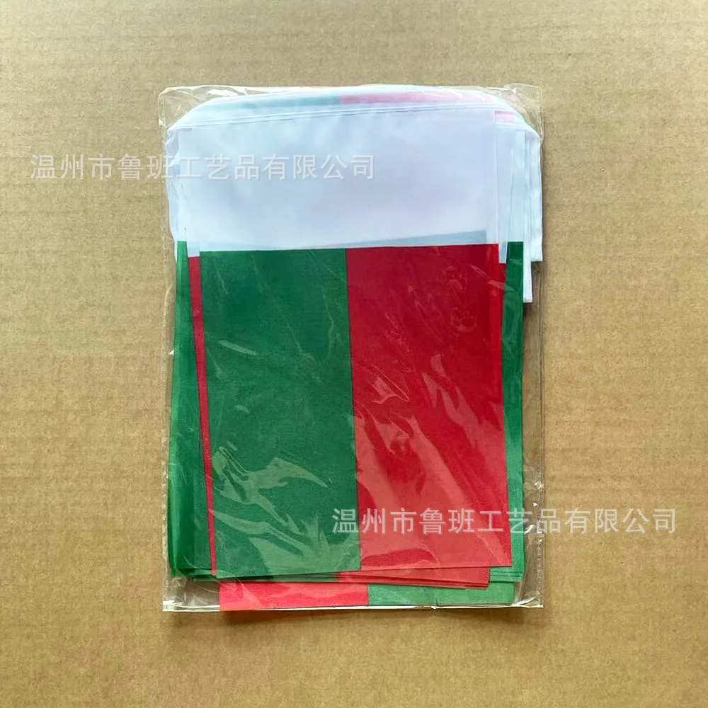 SKY FLAG Madagascar bunting flags 14x21cm 20pcs/lot Madagascar String flags Pennant Banner Festival Party Holiday for decoration