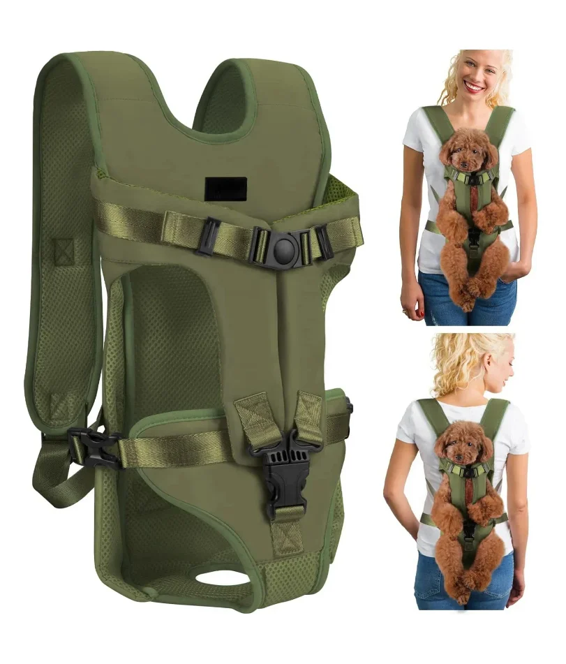

Pet Carrier Backpack for Dogs Cat Thickened Sponge Pet Front Dog Carrier Backpacks Portable Puppy Transportation Dog Bags