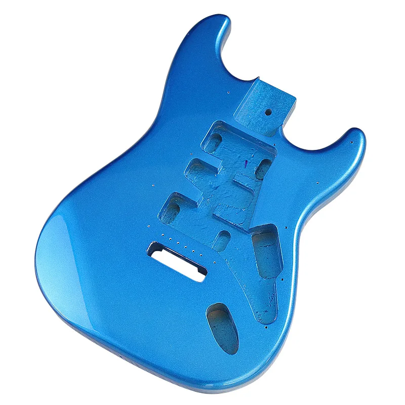 جسم الجيتار الكهربائي - جسم الجيتار الكهربائي الأزرق - أداة تعديل الجيتار ذات الالتقاط الواحد - ملحقات DIY