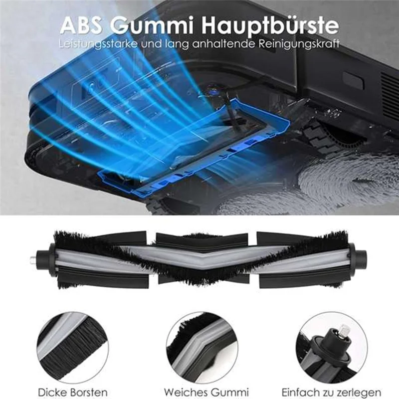 

ABXH 35PCS For Ecovacs Deebot X2 Omni / X2 Pro / X2 Vacuum Cleaner Parts Main Side Brush HEPA Filter Mop Cloth Dust Bag