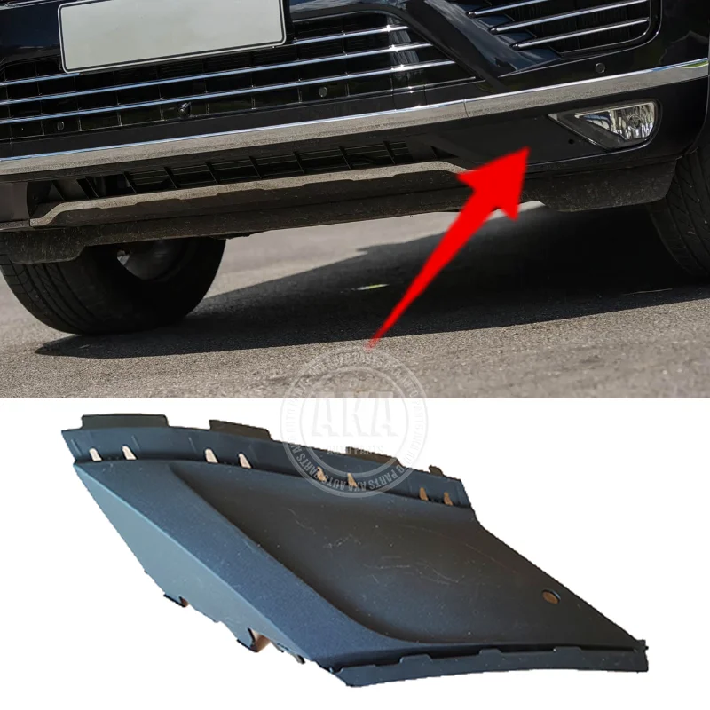 Front Bumper Fog Lamp Cover  For VW Touareg 2015 2016 2017 2018 Bumper Fog Lamp Cover Grille