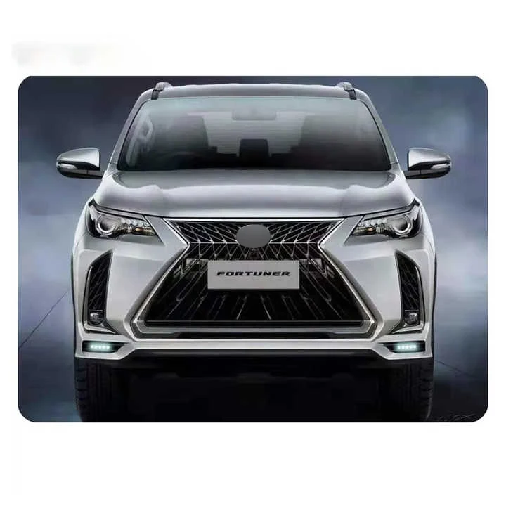 Factory Body kit for Fortuner 2016-2020 Upgrade to LEXUS 4x4 Front Bumper Rear Bumper Complimentary Side Skirts Whole Set