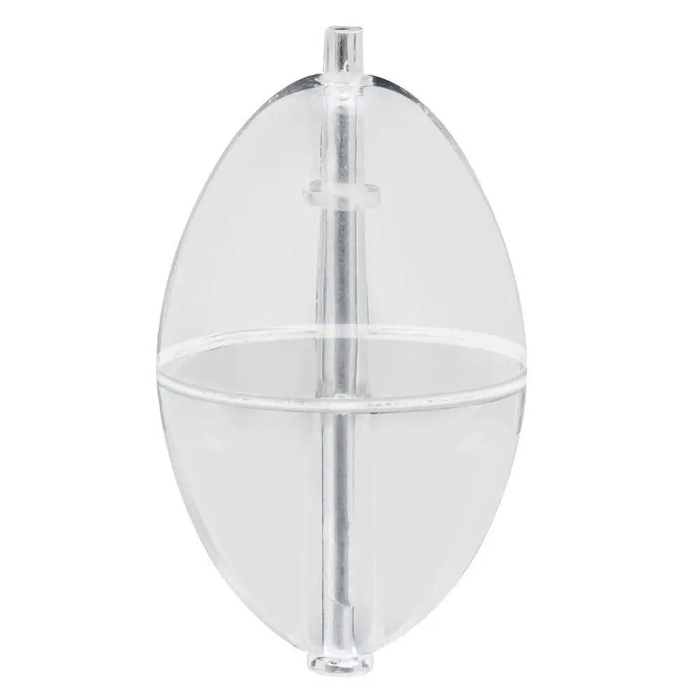 Transparent Fishing Plastic Clear Surface Float Oval Vertical Transparent Oval Bubble Float Highly Sensitive Floodability