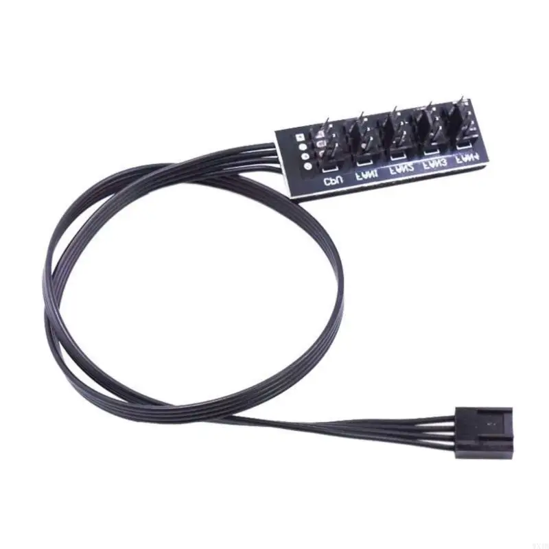 4 Pin PWM Fan Hub Splitter Power Supply Cable 1 to 4/5 Way PC CPU Cooling Case