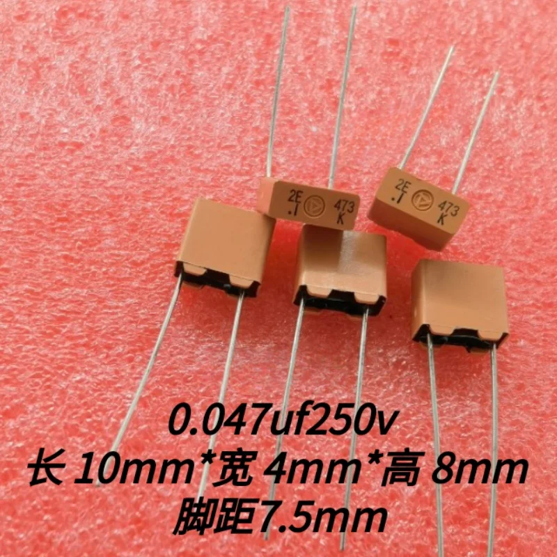 

10PCS film capacitor 0.047uf 250v 47nf 250v 473 250v p7.5