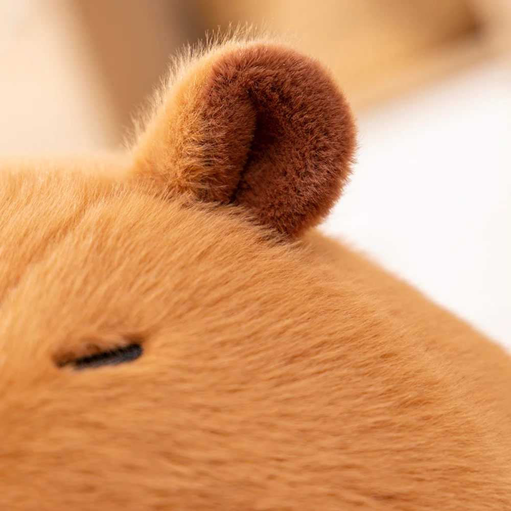 Capybara Plush Toy In The Shape Of A 45cm/17.7inch Hamburger Capibara Plush Toys In The Shape Of A Hamburger Best Holiday Gifts