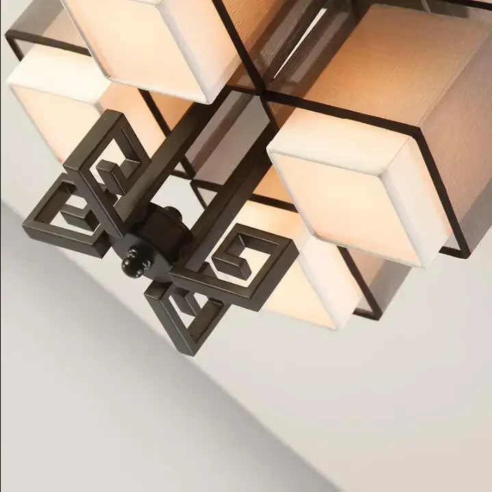 

New Chinese ceiling lamp Chinese style modern lighting living room small bedroom antique simple atmosphere study bedroom dining