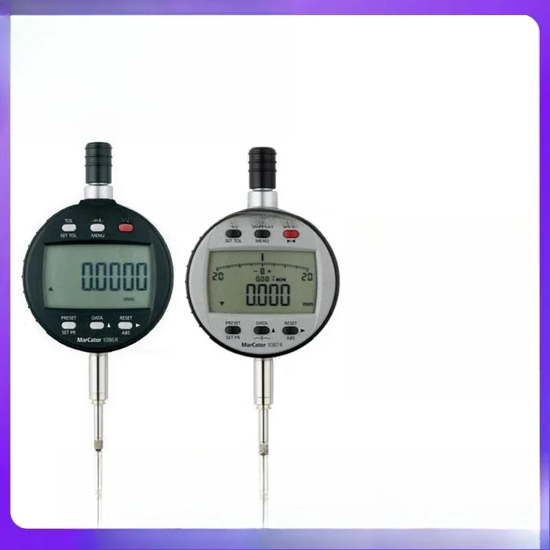 Mahr 1086Ri-HR Wireless Digital Dial Indicator, 12.5mm Range High Precision Digital Altimeter Gauge for Multipoint Workshop