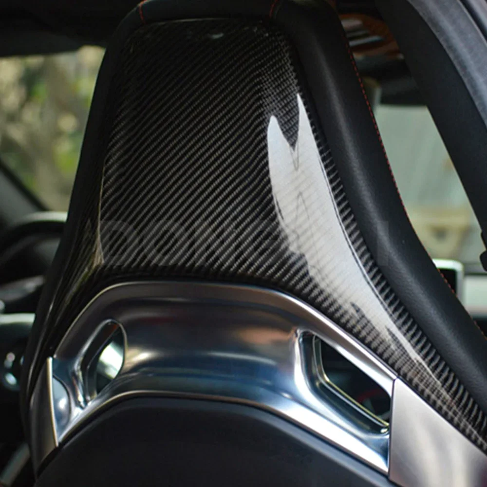 Hot Sale Prepreg Carbon Fiber Seat Covers for Mercedes W205 C63 C43 W176 A45 W117 CLA45 X156 GLA45 W213 E63 GT factory