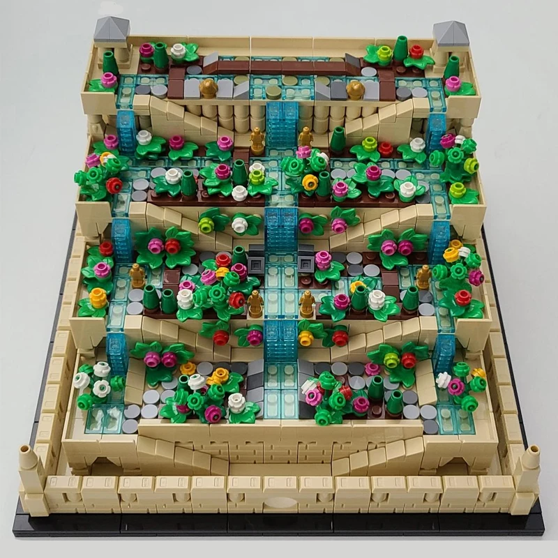 Bricklink idées ville Architecture suspendus jardins de Babylon une des sept merveilles du monde blocs de construction enfant jouets cadeau