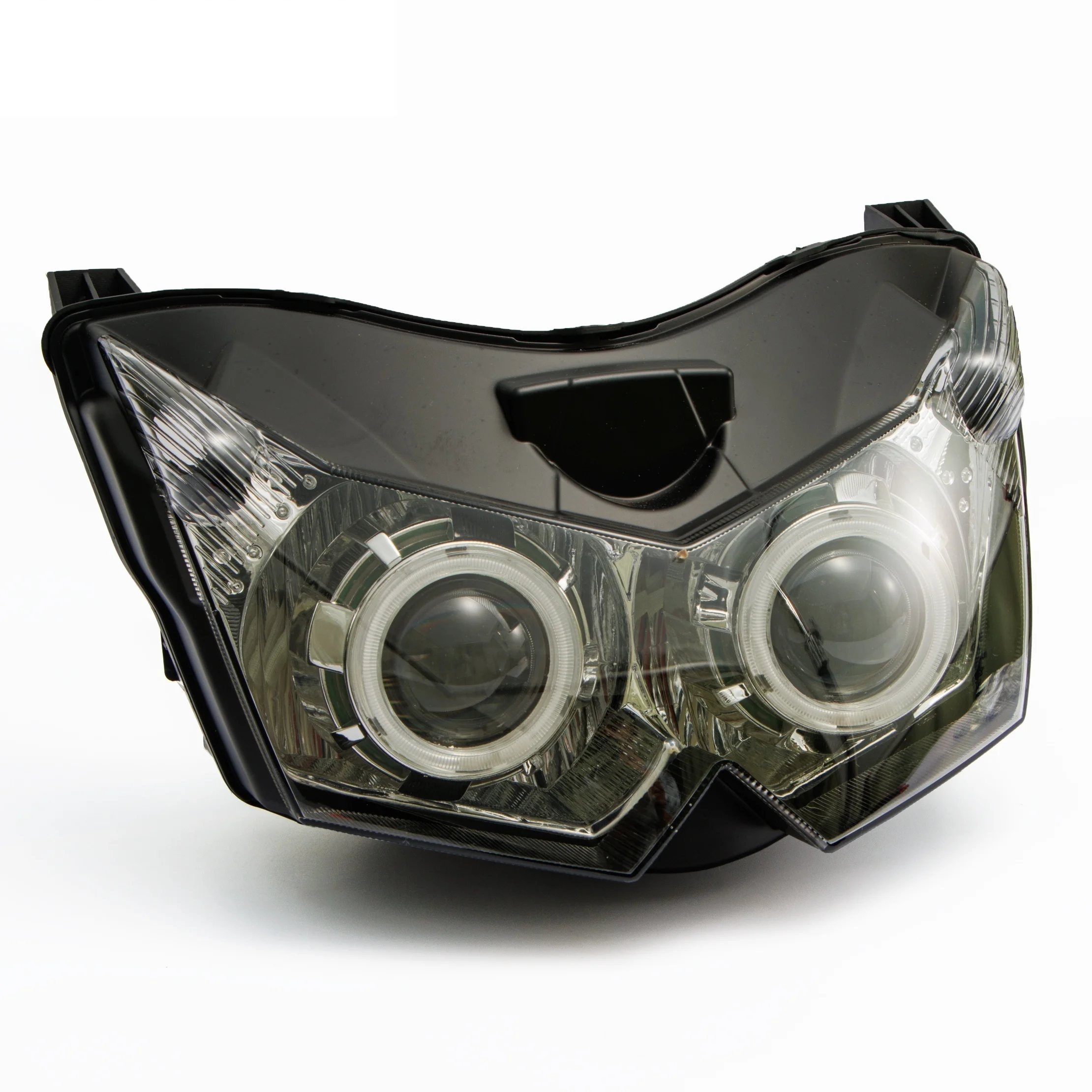 -LAM Fit for Kawasaki Z1000 2007 - 2009 Z750 ZR750L 2007 - 2011 Motorcycle Headlamp Angel Eyes HID Headlight