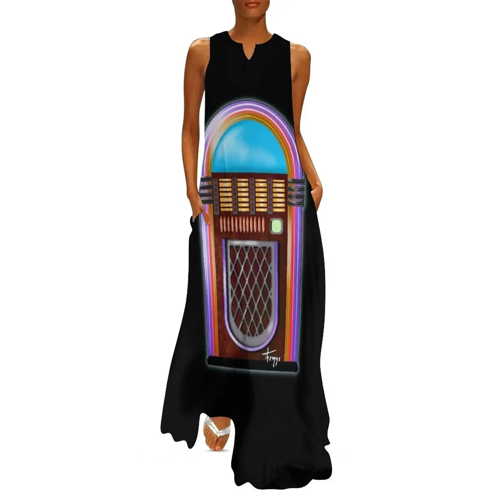 

Jukebox Long Dress dresses for official occasions summer dress korean women Elegant gowns summer dresses women 2025 Dress
