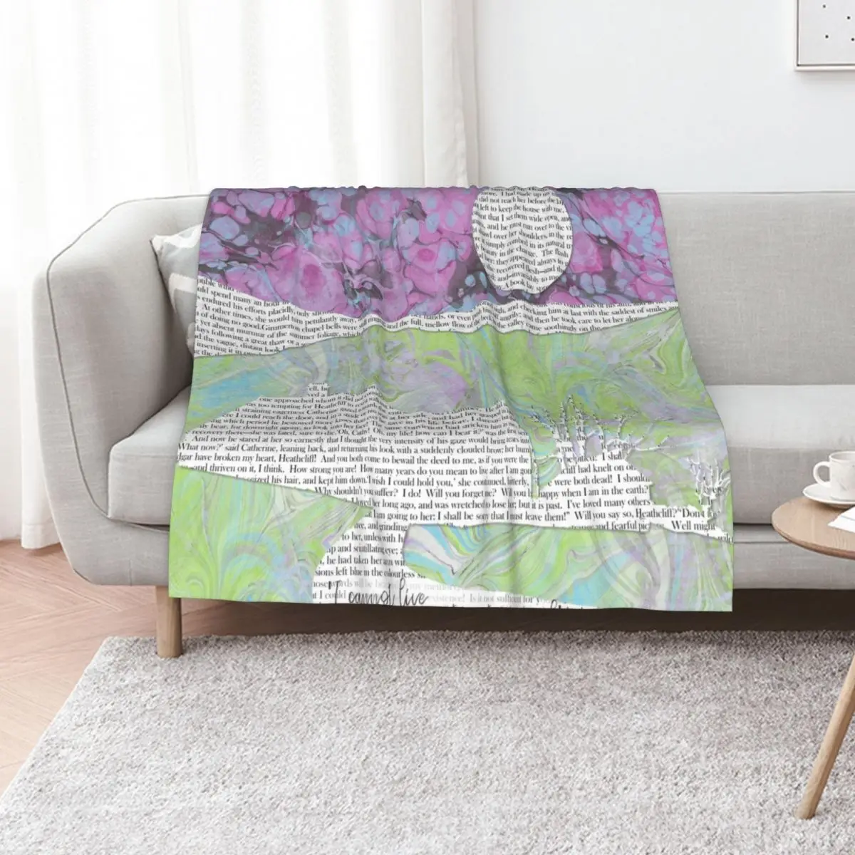 

Wuthering Heights I Cannot Live Without my Soul Throw Blanket Bed Fashionable Personalized Gift For Baby Luxury Throw Blankets