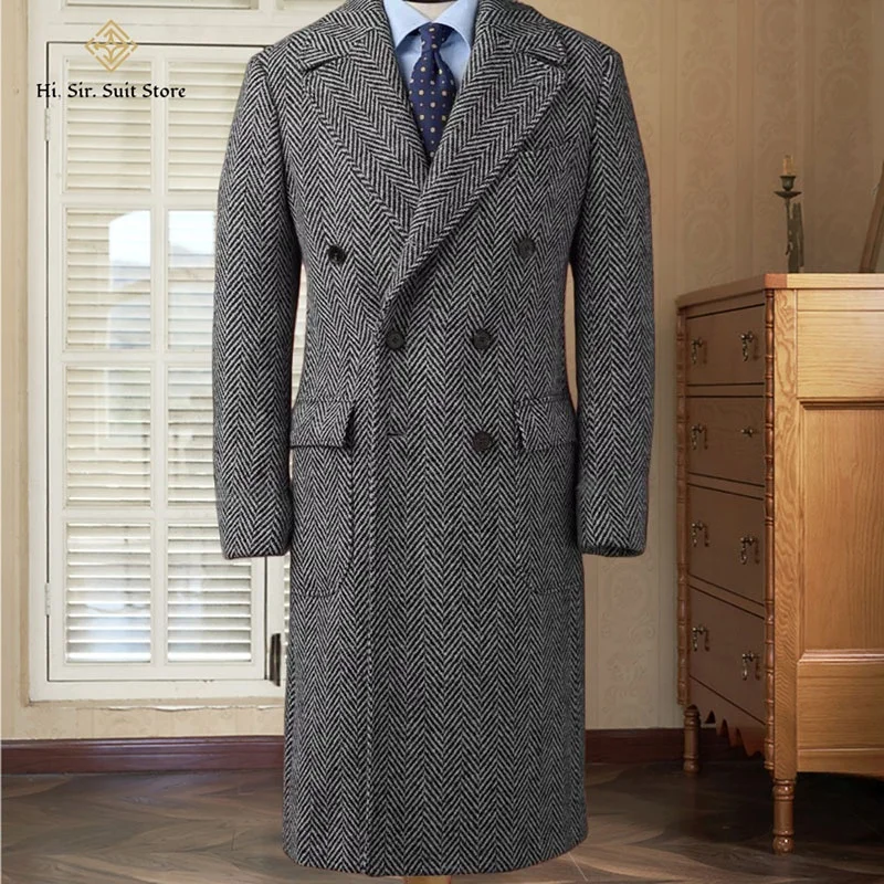 

Men's New Herringbone Jacket Business Casual Single Breasted Jacket Man Jackets Costumes Suit Male Blazers for Man Coats Elegant