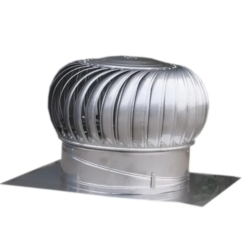 stainless steel wind driven turbine roof fan exhaust fan