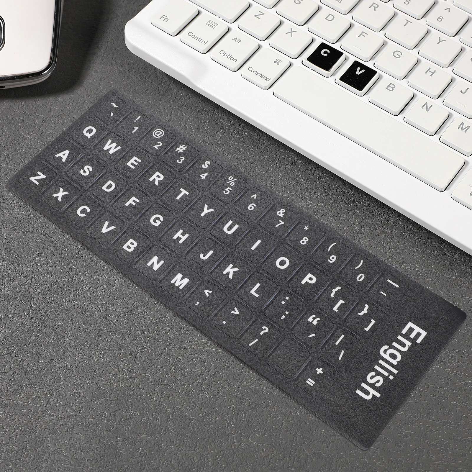 

10 Sheets Keyboard Stickers Letters Keyboards Typing Replacement English Labels Alphabet Universal Computer Laptop