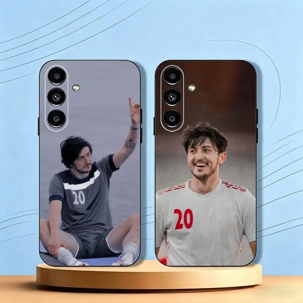 F-Football Sport Sardar Azmoun-N Phone Case Black Silicone Soft For Samsung Galaxy A73,A72,A71,A70,A53,A52,A51