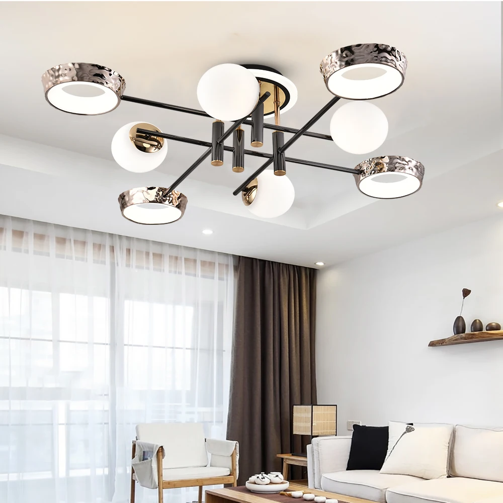 

Scandinavian indoor chandelier bedroom dining room living room chandelier modern LED ceiling light home lighting chandelier