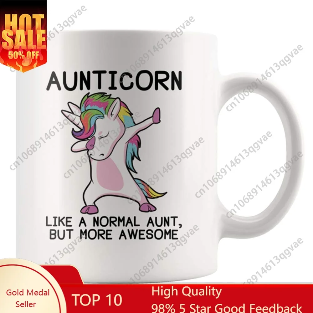 

Aunticorn Mug Unicorn Like A Normal Aunt But More Awesome Coffee Mugs Christmas Girl Gift Tea Milk Cup Mugs