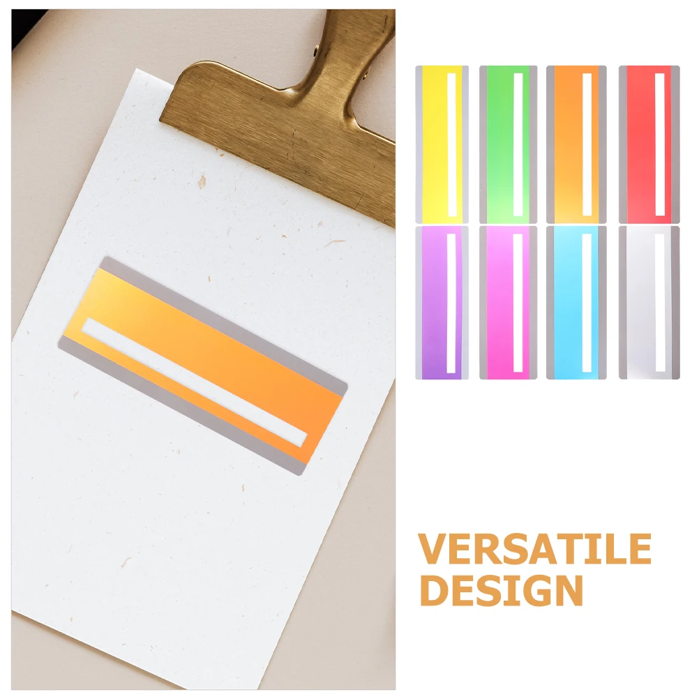 

24pcs Reading Guide Strips Colorful Bookmarks Page Marker Students Easy Use Reading Tracking Strip Bookmark Strip Improves