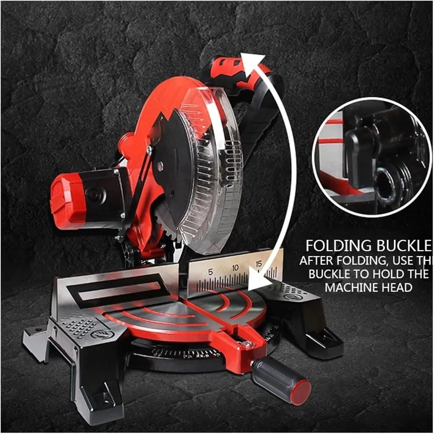 220V 10Inch Electric Saw Aluminum Machine 1800W 45 Degree Cutting Miter Multifunctional Circular Saw