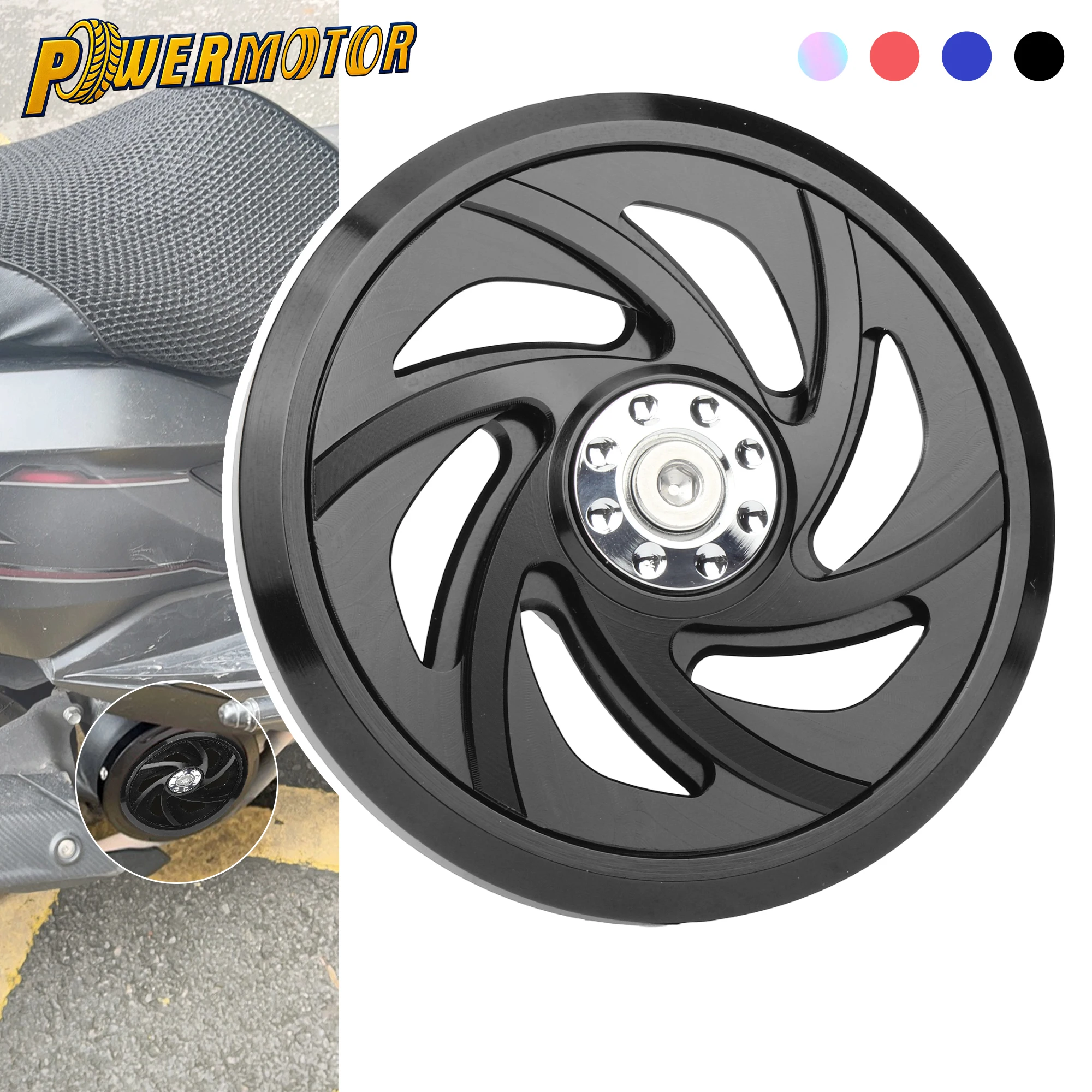 

Motorcycle Rotating Cooling Fan Cover Engine Radiator Guard CNC Aluminum Accessories For Honda XR150 AKT NKD SBR Bera Combate