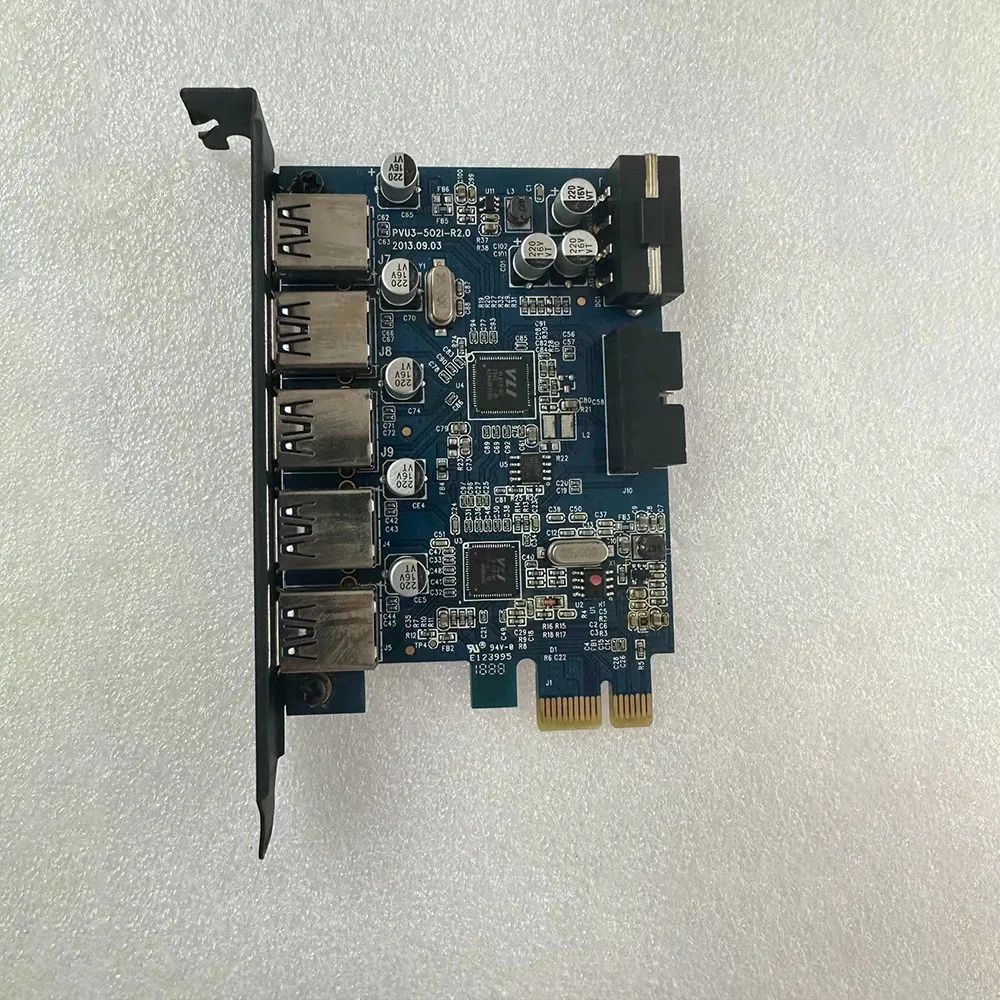 

For Orico PVU3-502I-R2.0 Desktop Server PCI-E to USB3.0 Expansion Card