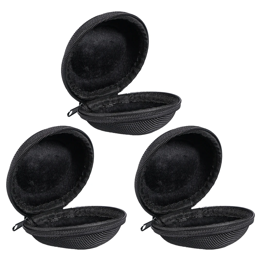 

3 Pcs Box Portable Storage Case for Watches Jewelry with Zipper Design Men Women Travel Watch Storage Box Organizer