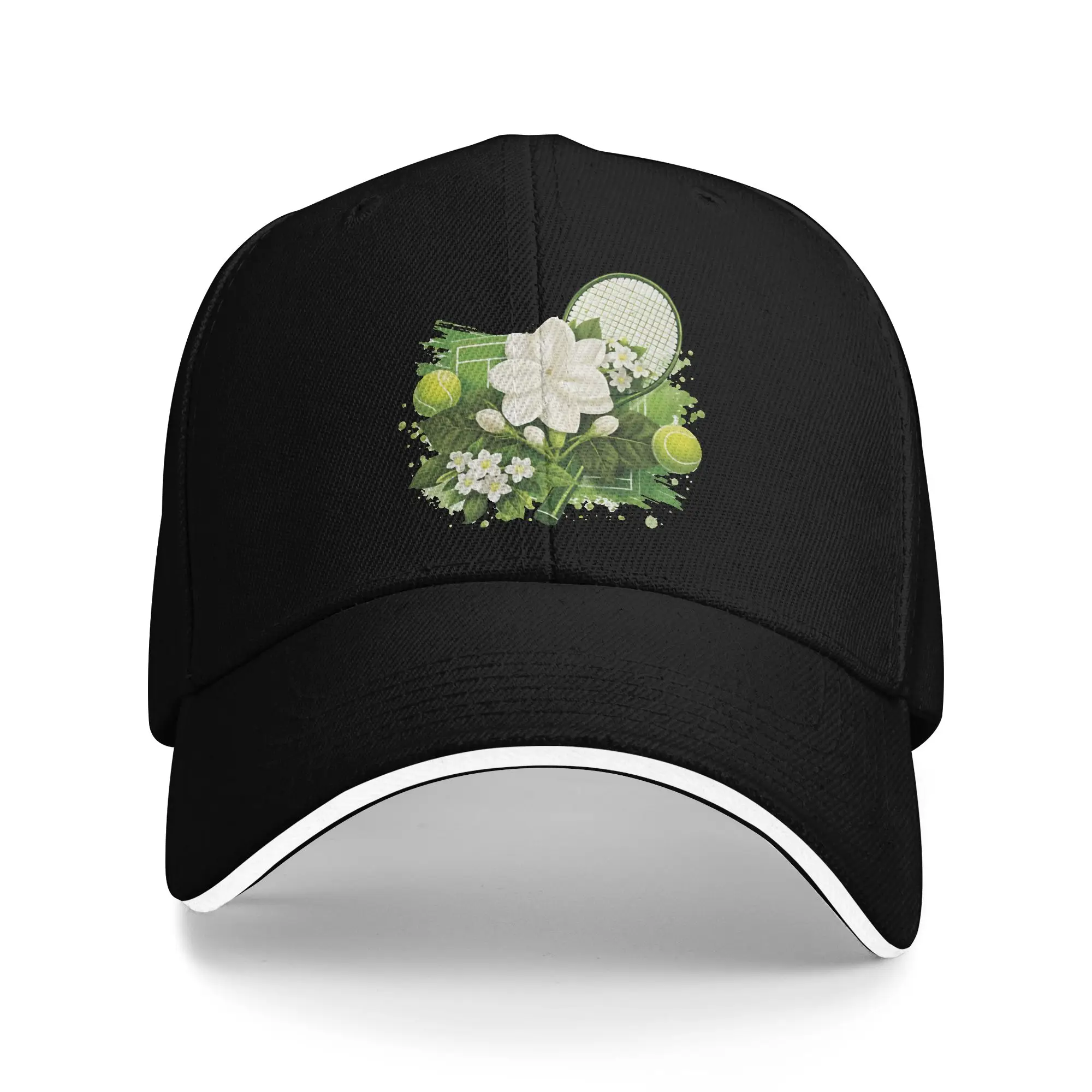 Alexandra Eala Tennis Floral Splash Art Baseball Cap  Casual Hip Hop Hats Summer Men Adult Outdoor Sports Baseball Caps