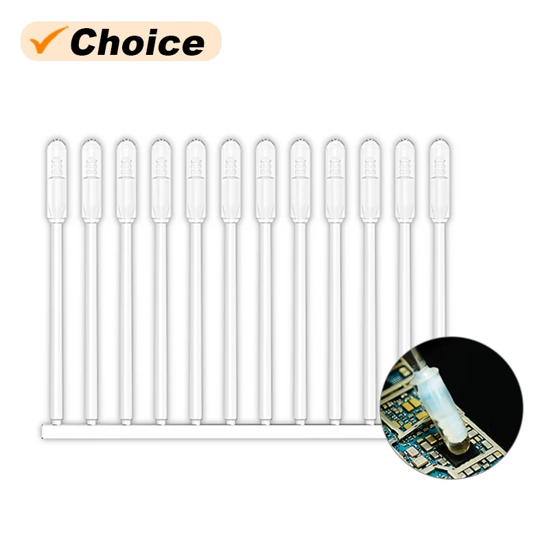 2UUL CL21 48PCS/Pack Camera Lens Cleaning Stick No Yellowing No Residue Electronic Component Synthetic Resin Gel Cleaning Tool