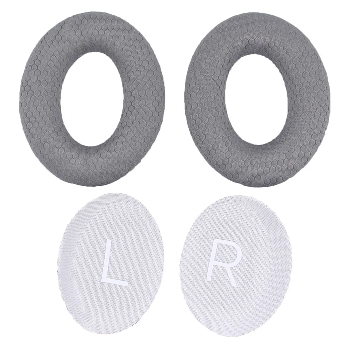 Headphone Cushions Ear Pads Replacement for QC45 Wireless Headphones Ear Cushions Headset Parts Gray