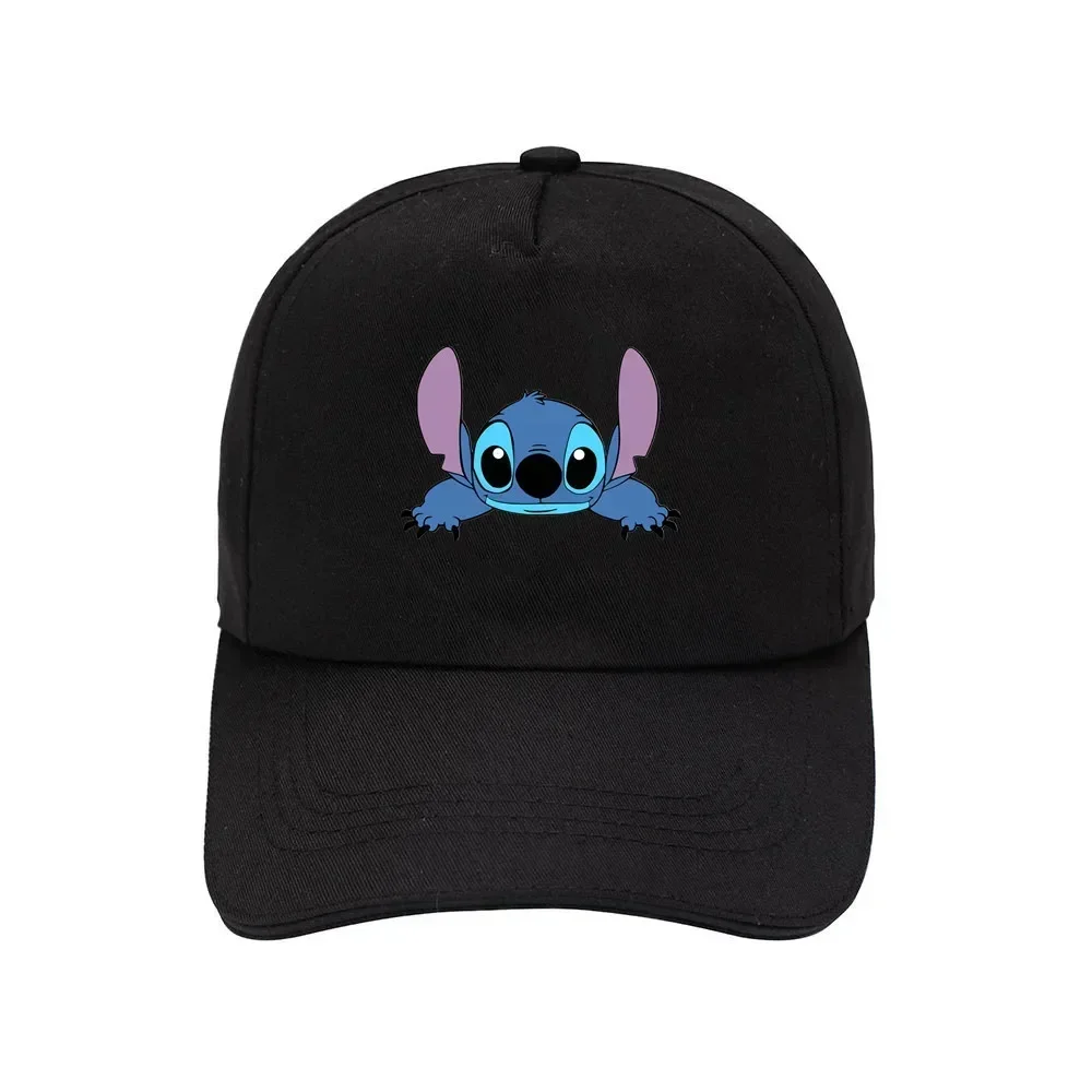 Stitch Hat Print Cartoon Peaked Cap Summer Travel Sun Hat Men's and Women's Fashion Baseball Cap