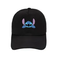 Stitch Hat Print Cartoon Peaked Cap Summer Travel Sun Hat Men's and Women's Fashion Baseball Cap