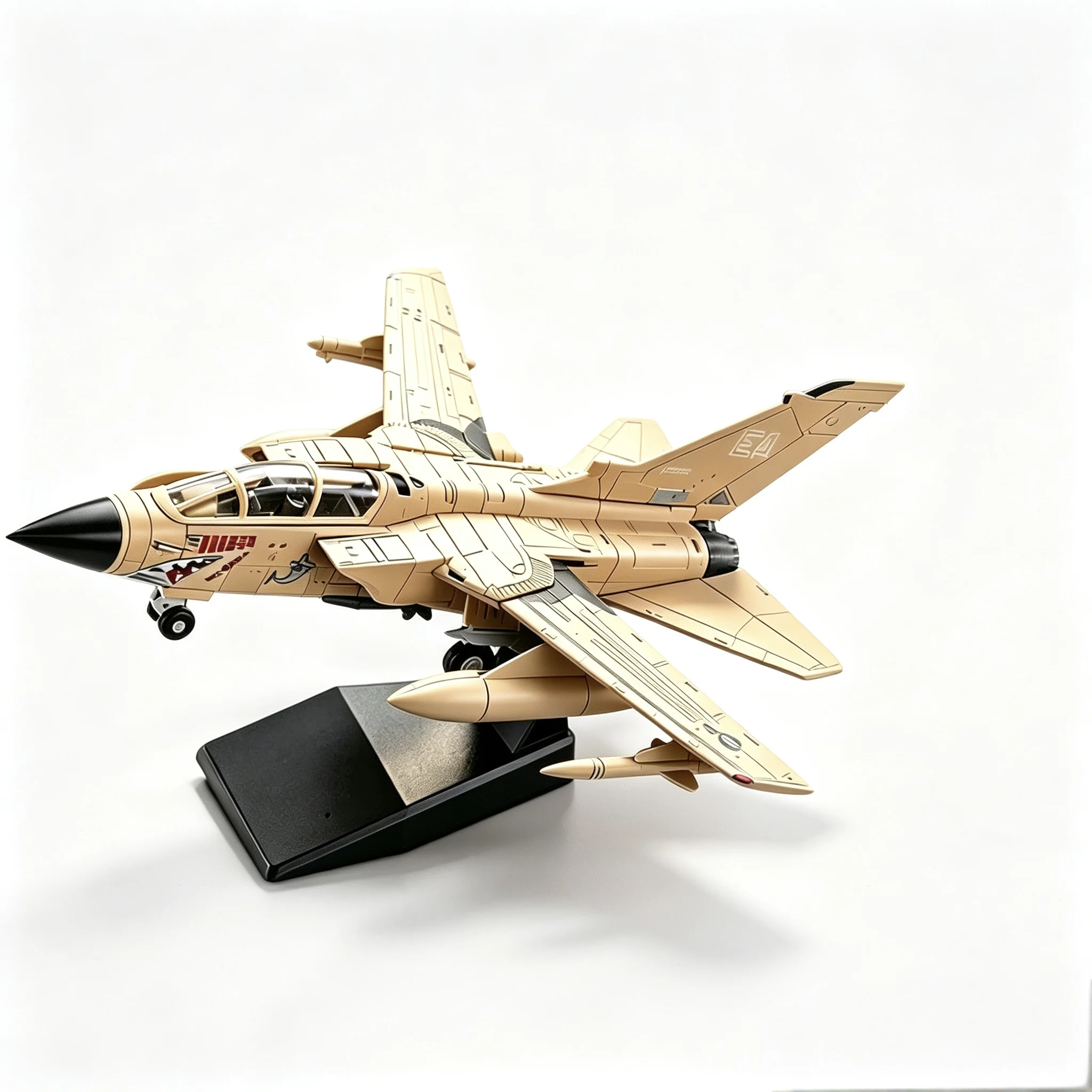 ABS Panavia Tornado Mehrzweckkampfflugzeug im Maßstab 1:72, Wüstentarn, Simulationsflugzeug, Bausatz, Miniatur-Flugzeugmodell, Hobby – Detail 2
