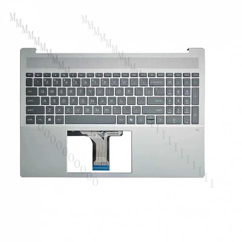 G... New For HP OmniBook 5 16-AF AG TPN-C17 Palmrest Upper Case US Backlit Keyboard