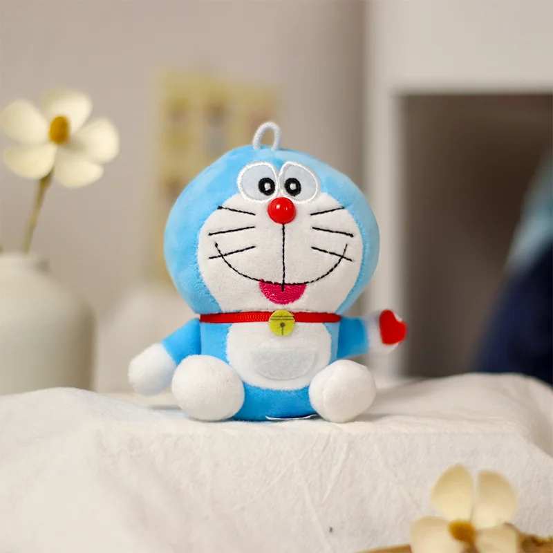 Urocze breloczki Doraemon zawieszki dla chłopców dziewcząt do plecaka dekoracje wiszące figurki z kreskówek zawieszki do kluczy samochodowych prezenty urodzinowe