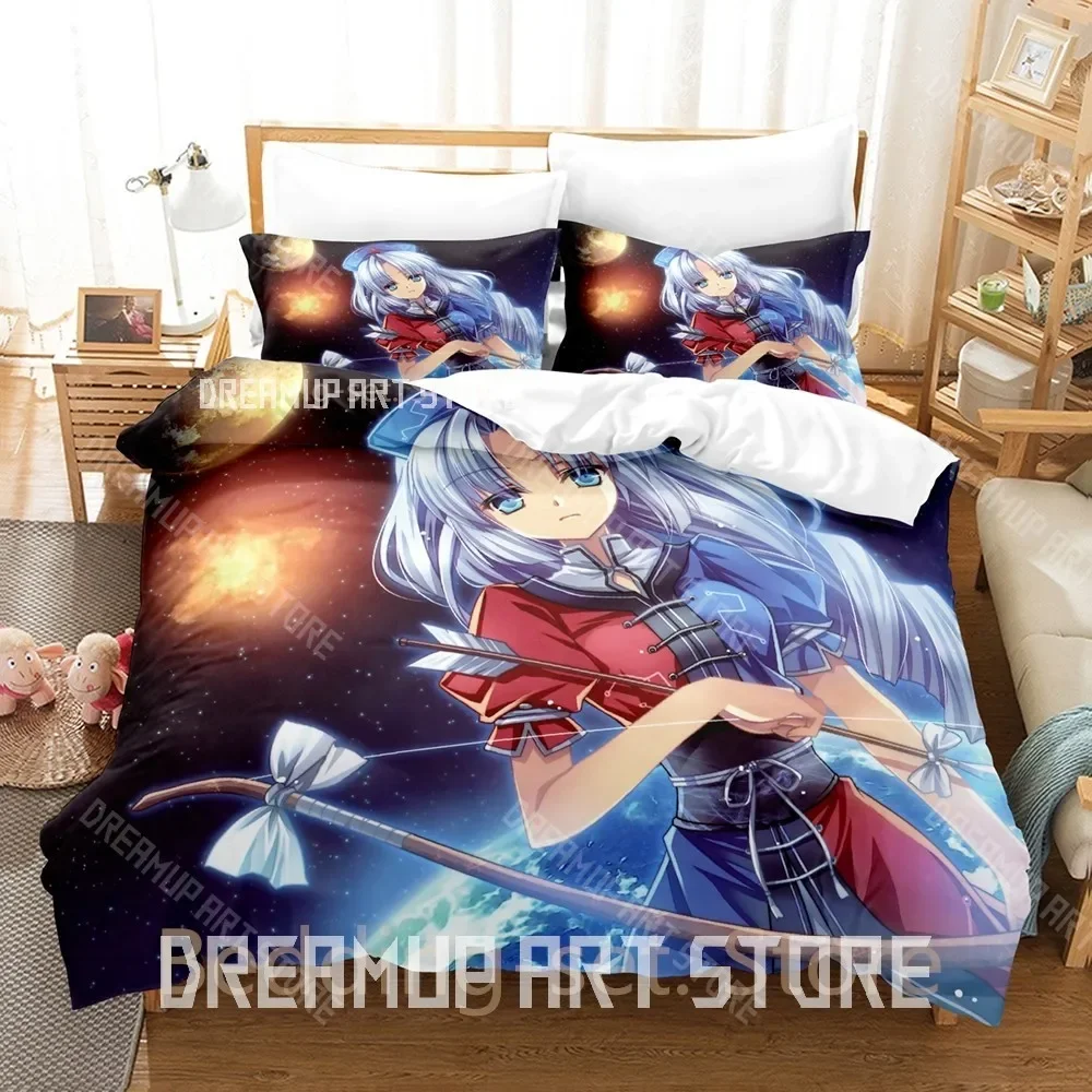 3D Print Eirin Yagokoro Touhou Bedding Set Single Twin Full Queen King Size Bed Set Adult Kid Bedroom Anime Bed