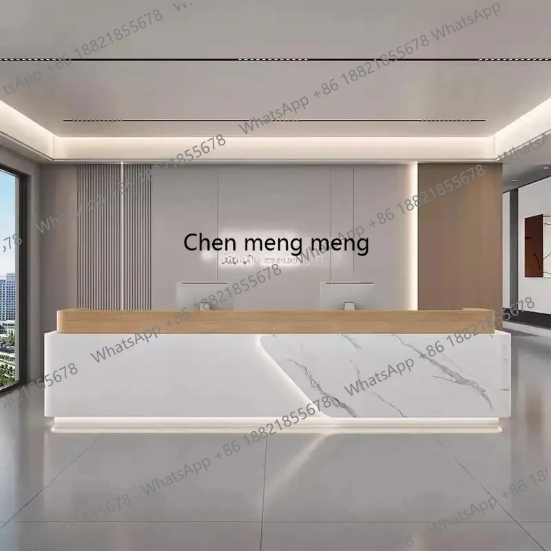 

Минималистичные коммерческие стойки ресепшн в индустриальном стиле, элегантные стойки для бизнеса, мебель для промо-отделов и бюро обслуживания