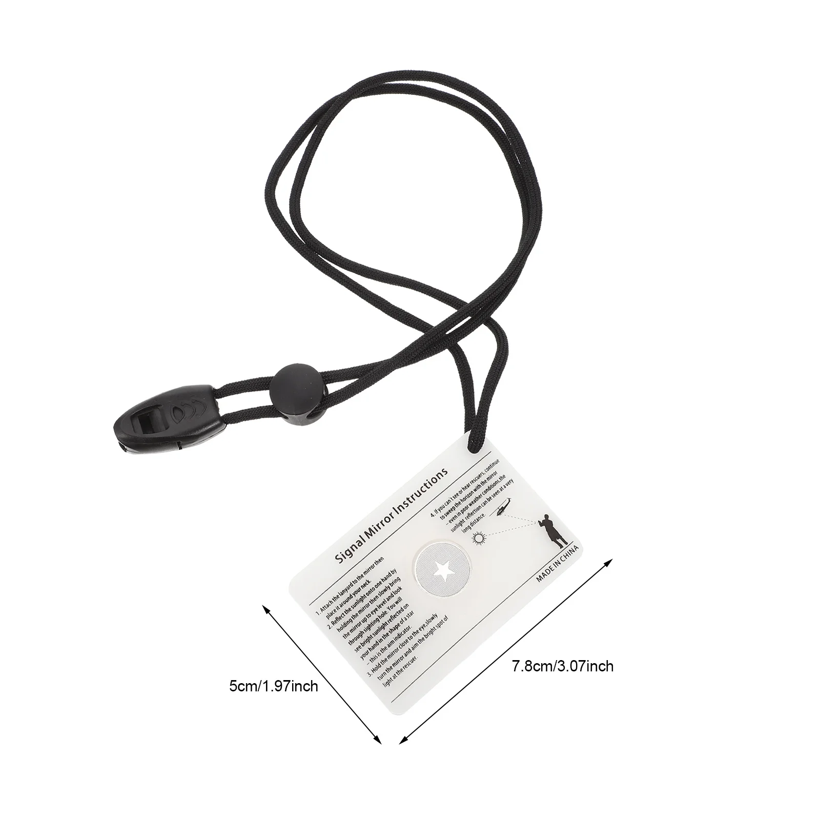 

Acrylic Survival Signal Mirror Outdoor Reflective Emergency Mirror for Camping Hiking Mountain Climbing Outdoor Survival Signal