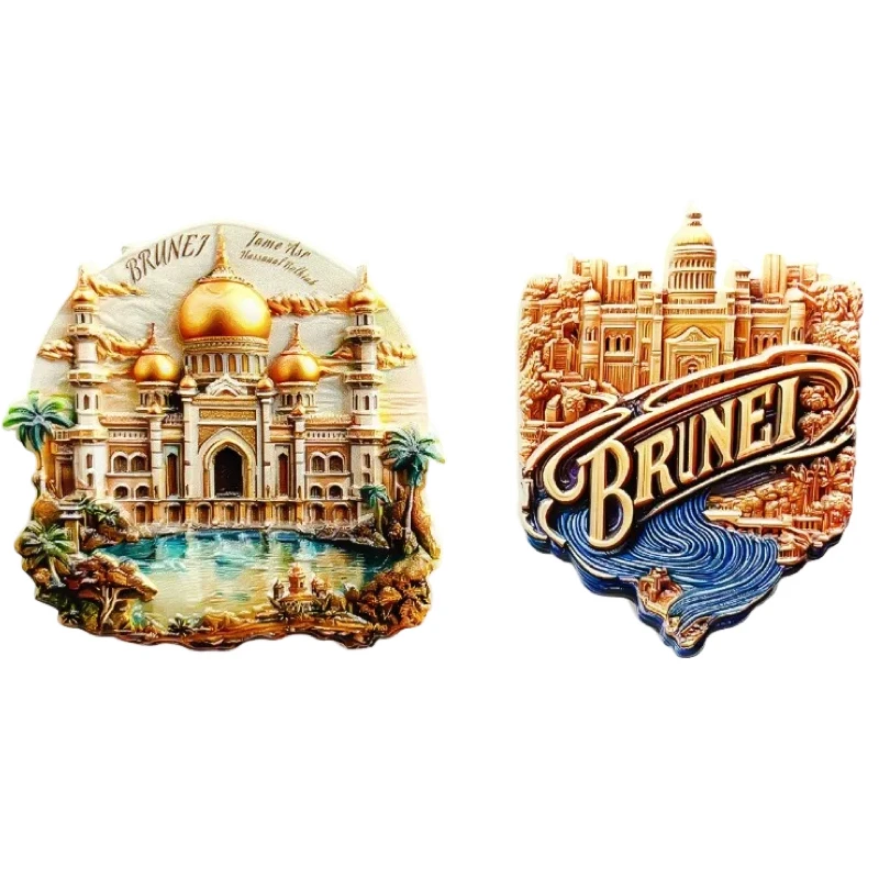 

Brunei Fridge Magnets Negara Brunei Darussalam Refrigerator Stickers Home Decoration