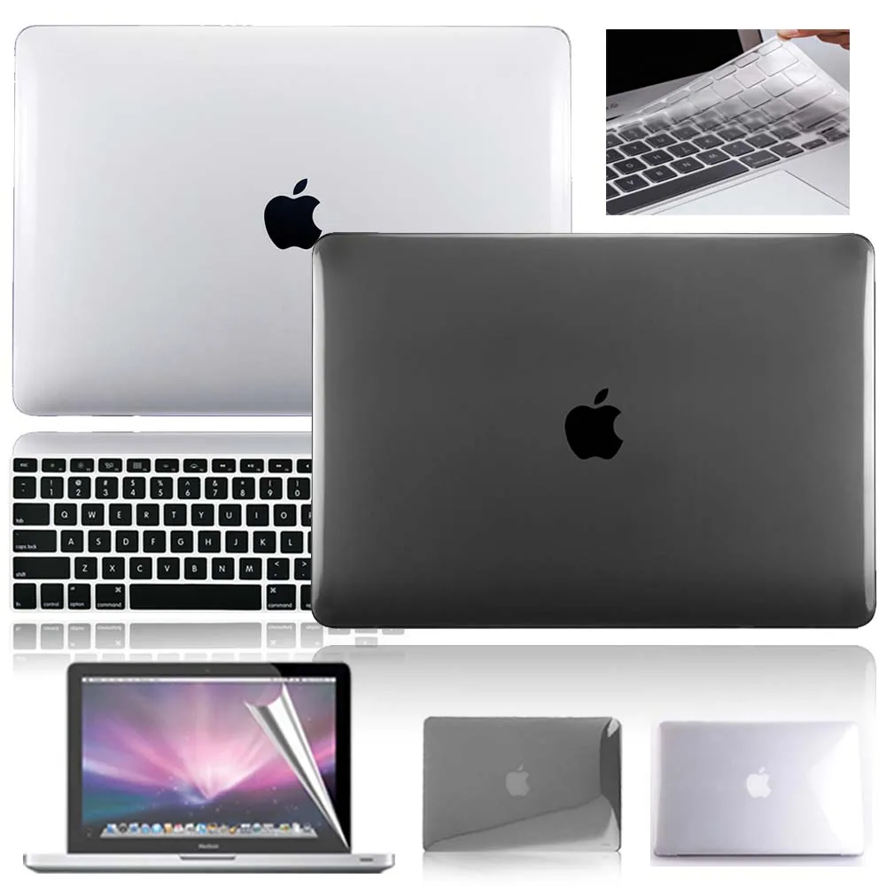 

Чехол для ноутбука MacBook Air 13, чехол для Macbook Pro 13 Pro 16 2021 Pro 14 15 + чехол для клавиатуры + защита для экрана ноутбука