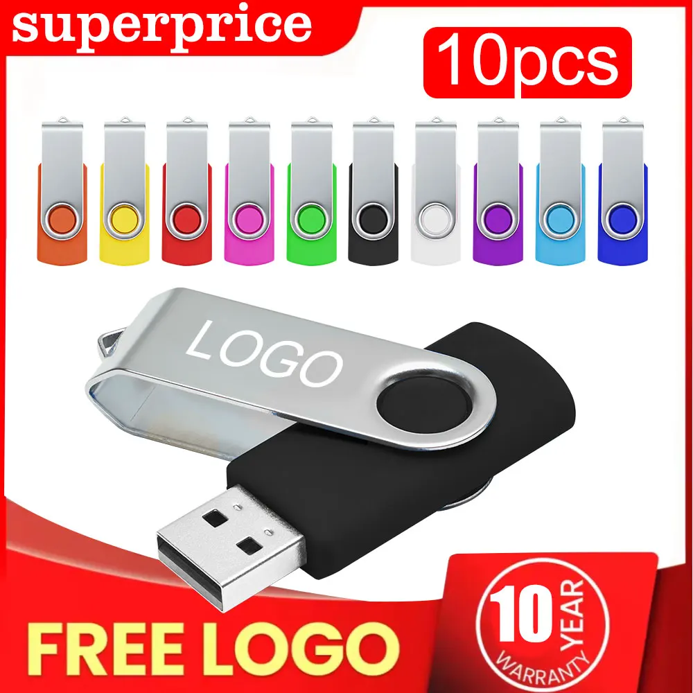 

10 шт./лот USB 2.0 USB флэш-накопитель карта памяти 32 ГБ флэш-накопитель 64 ГБ USB-накопитель 4 ГБ 8 ГБ 16 ГБ флэш-накопитель U диск бесплатный логотип