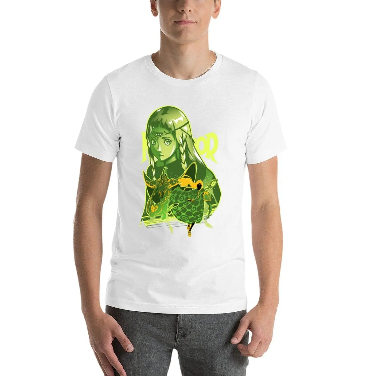 Eupha Silhouette – Metaphor: Refantazio الحد الأدنى مروحة الفن تي شيرت تي شيرت للرجل حزمة القطن رجل تي شيرت مصمم تي شيرت