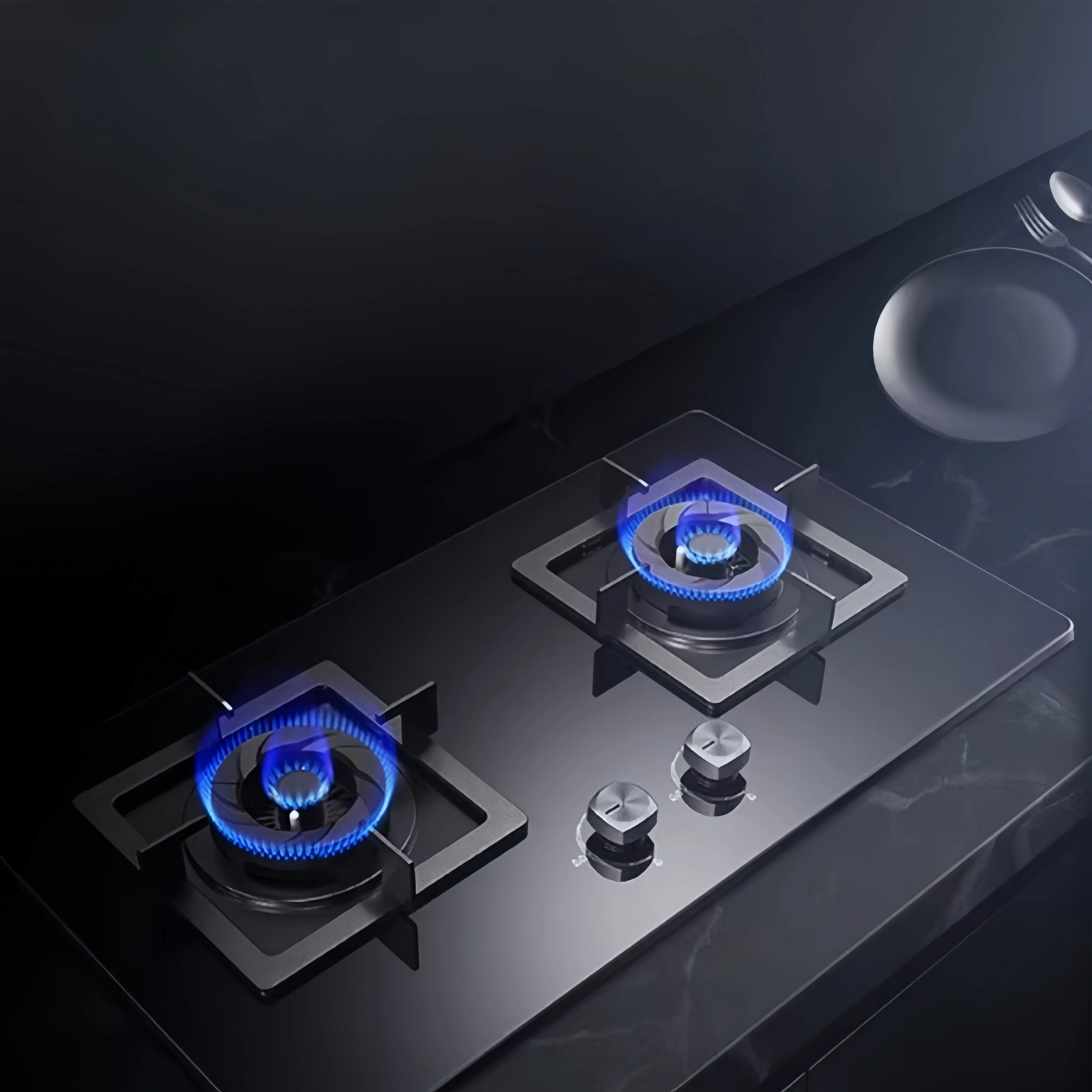 

Оптовая встроенная настольная умная газовая плита из закаленного стекла для домашнего использования на кухне