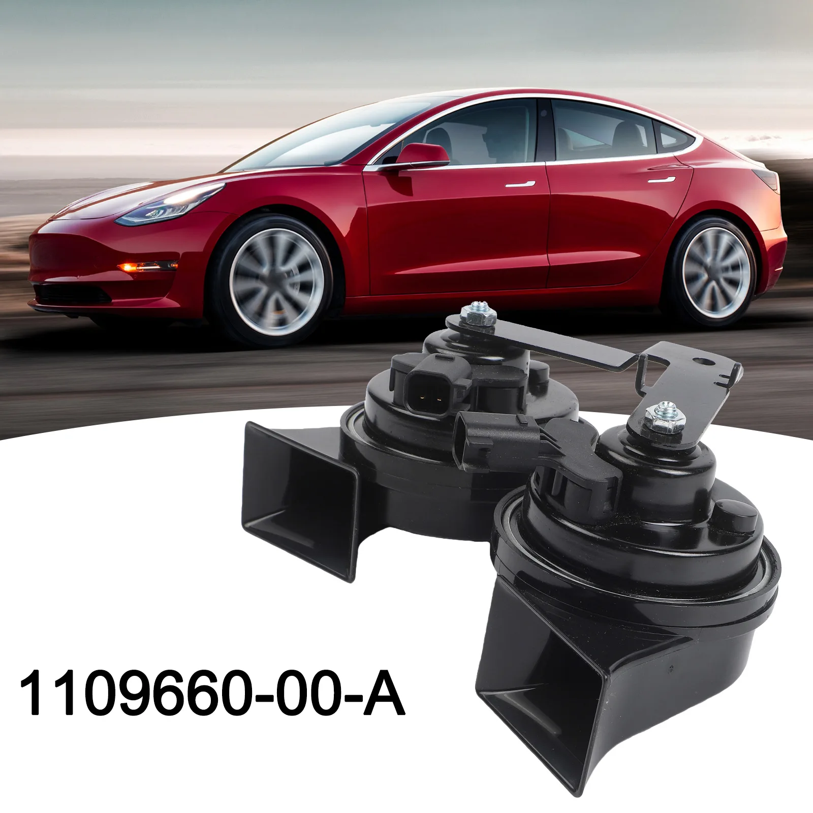 

Double Whistle Sound Super Loud Air Electric for Tesla Model 3 Direct Fit with No Assembly and Tested for Reliability