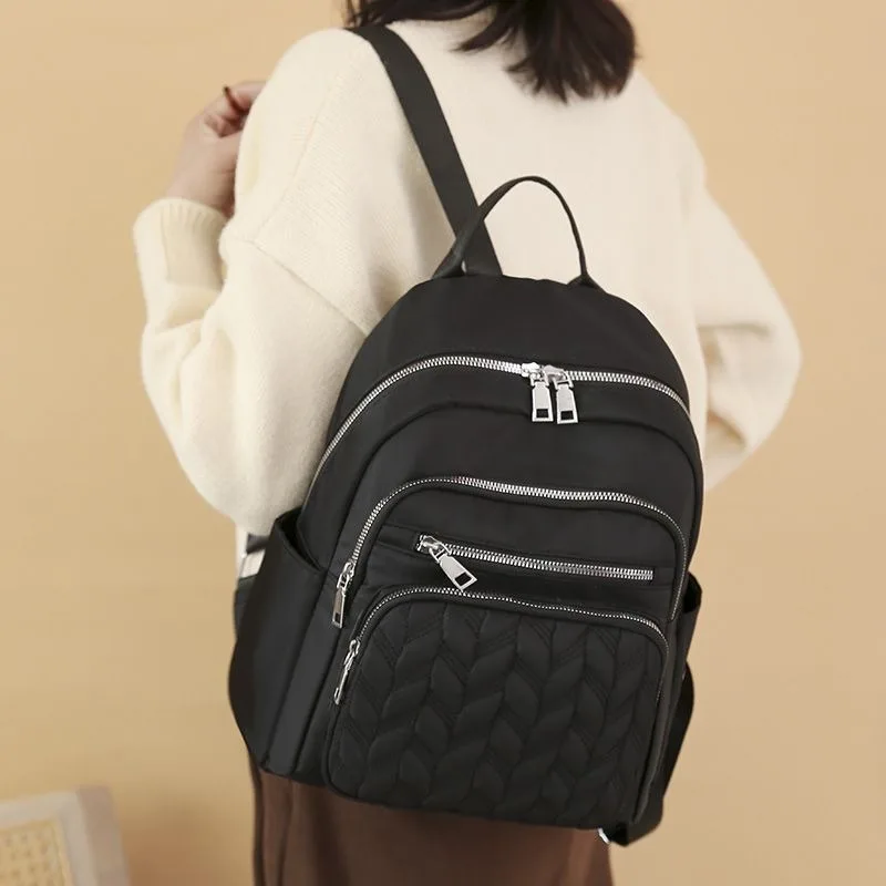 Women Backpack Waterproof Oxford Fashion Anti-theft School Bag Large Capacity  Purse Female Travel Shouider Handbag