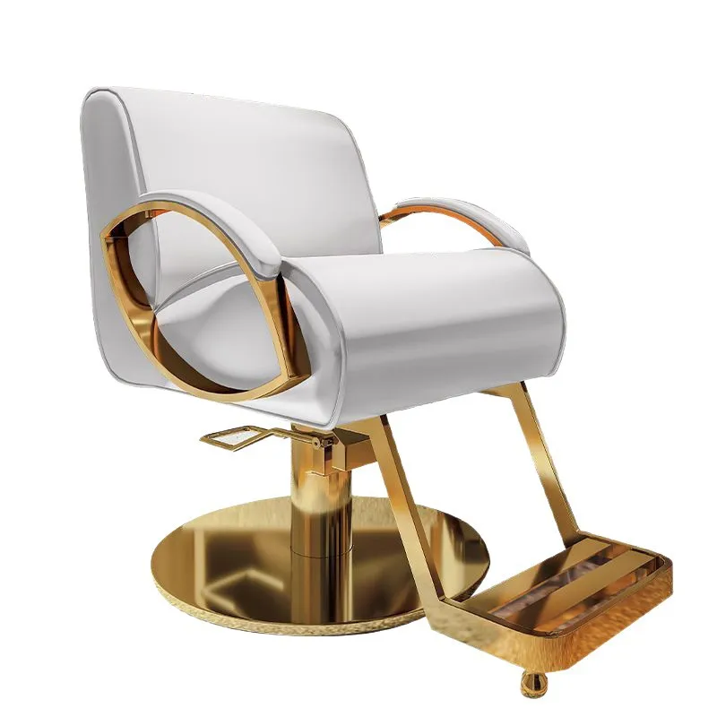 Barber shop chair simple light luxury hair perm and dye baked oil chair can be lifted and lowered rotating hair chair